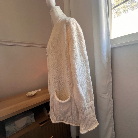 J. Crew Cream Women's Cardigan - Picture 3 of 5